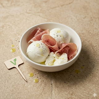 Prosciutto e mozzarella di bufala