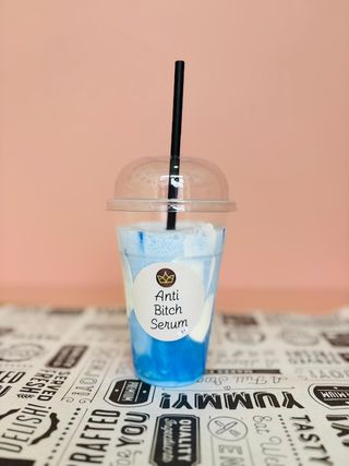 Protein latte spirulina