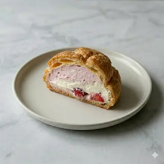 Puff alla fragola