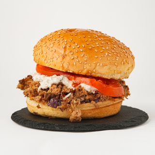 Pulled pork burger