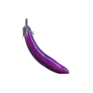 Purple Long-Skinned Eggplant, 1 Piece