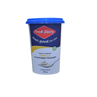 Fresh Dairy Vanilla Plain Yoghurt, 450g