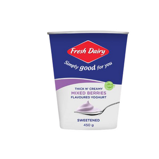 Fresh Dairy Mixed Berry Flavoured Yoghurt, 450g