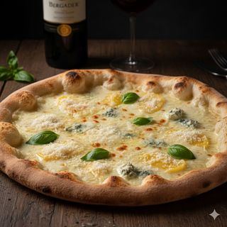 Quattro formaggi bianca