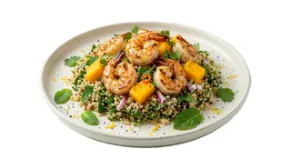 Quinoa Avocat Et Crevettes