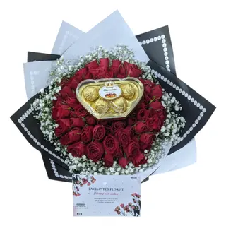 Red Floral Arrangement (Medium)