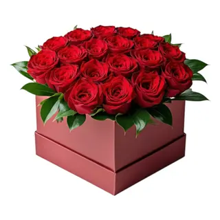 Red Flower Box