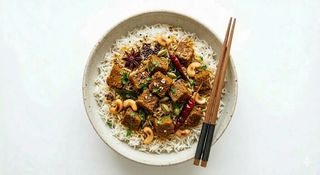 Riso biriyany con pollo