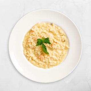 Rižoto s jadranskim kozicama na bijelo