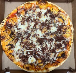 Radicchio con salsiccia e gorgonzola