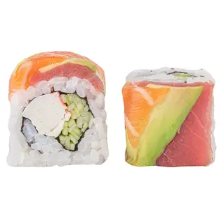 Rainbow roll (6 kom/pcs)