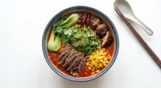 Ramen con manzo di qing hai