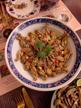 Rana fritta con sale e pepe