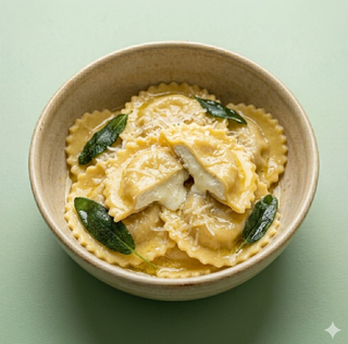 Ravioli burro e salvia