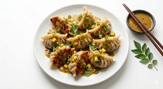 Ravioli di pollo con mais e curry - 10 pezzi