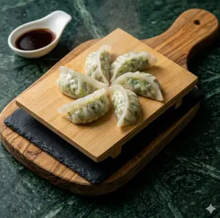 Ravioli di verdure al vapore