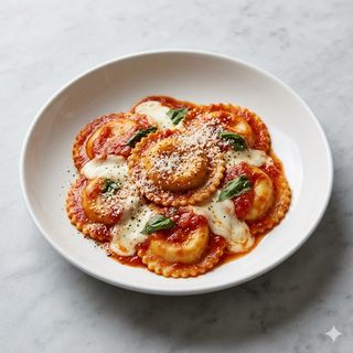 Ravioli Ricotta e Spinaci al Burro e Salvia
