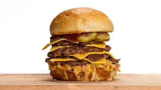 Retro double double burger
