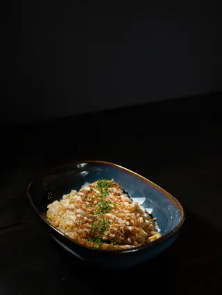 Рис с куриным стейком (350г)