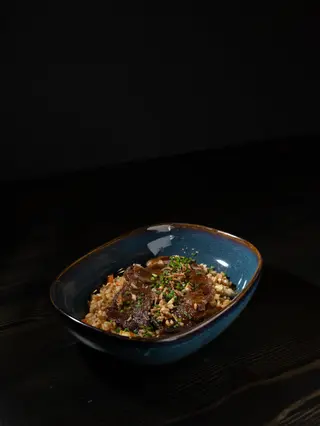 Рис с мраморной телятиной (350г)
