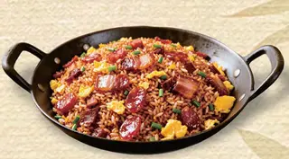 084 Riso con pancetta e soia