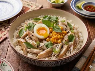 Riso bowl con branzino affumicato