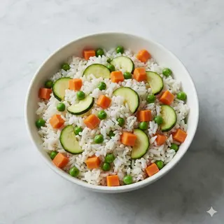Riso con verdure