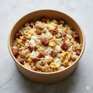 93 Riso con pancetta & cheese