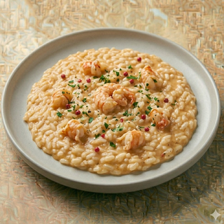 Risotto alla crema di scampi
