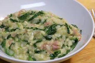 Risotto con spinaci