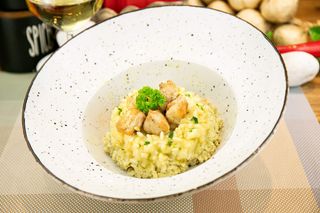 Rižoto sa pestom od srijemuša