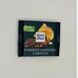 Ritter Sport cioccolato fondente mandorle e arancia 100g