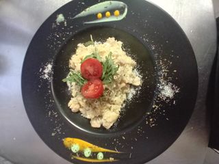 Rižoto piletina gljive