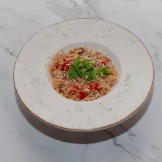 Risotto sa povrćem na crveno