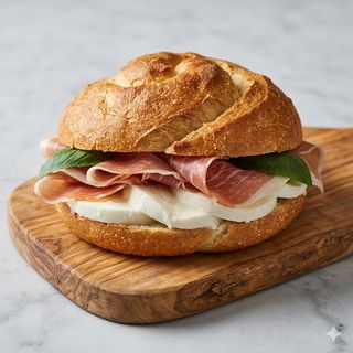 Panino crudo e bufala