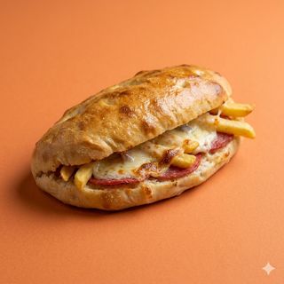 Rotolo di focaccia 4 formaggi