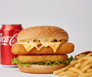 Royal chicken burger menù