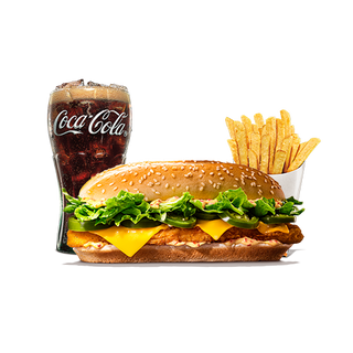 Spicy Chicken Royale meal