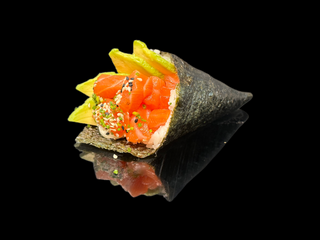 S10 Temaki de Salmão