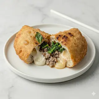 Salsiccia, friarielli e scamorza