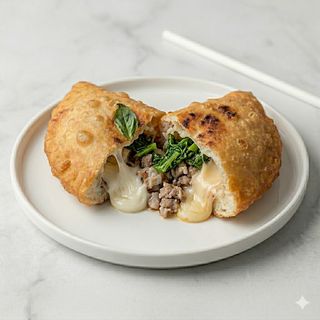 Salsiccia, friarielli e scamorza