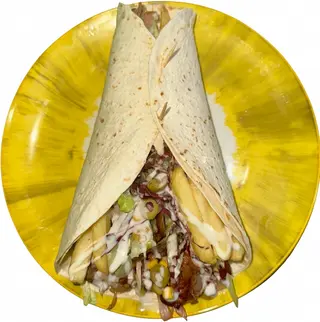 Shawarma con patatine