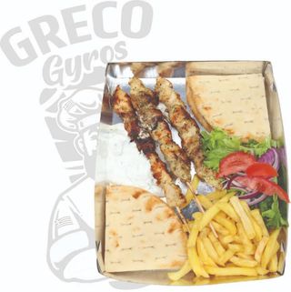 Souvlaki porcija