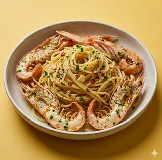 Spaghetti agli scampi