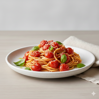 Spaghetti al pomodoro fresco