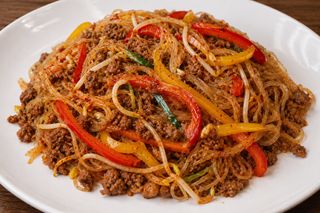 24. Spaghetti di soia in salsa piccante