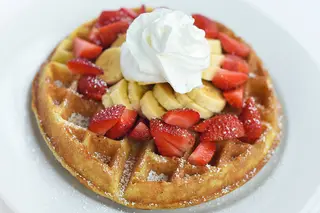 Strawberry Banana Waffle