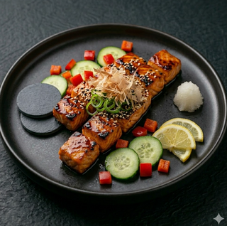 110. Salmone alla griglia