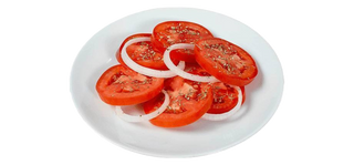 Salada de Tomate e Cebola