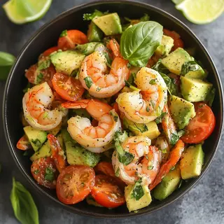 Salade Avocat Crevette